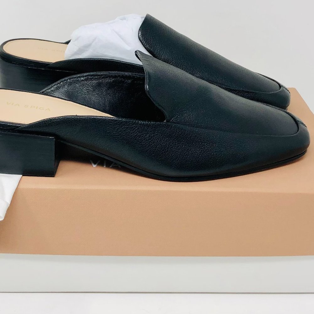 Via Spiga V-Bibiane Leather Mules Women's Shoes